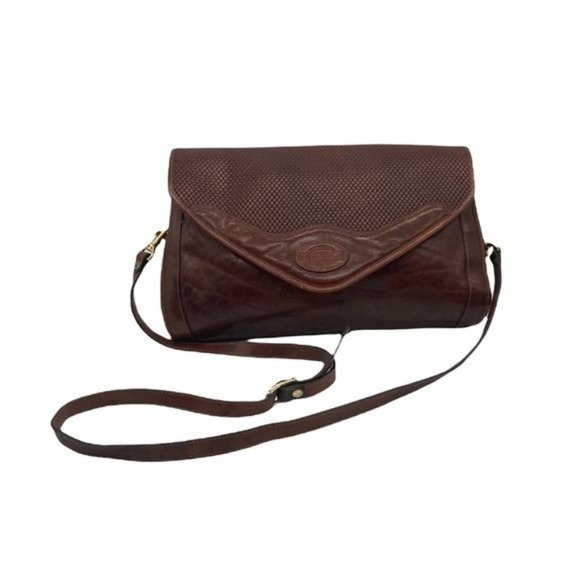 Oroton Bags Vintage Oroton Brown Leather Crossbody Poshmark